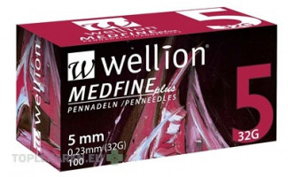 Wellion MEDFINE plus PENNEEDLES 5 mm, 32G