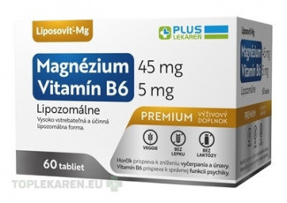 PLUS LEKÁREŇ Lipozomálne magnézium + vitamín B6