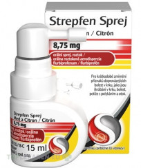 Strepfen Sprej Med a Citrón 8,75 mg
