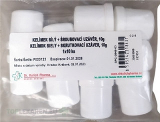 Kelímok biely + skrutkovací uzáver 10 g - FAGRON/K
