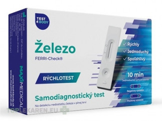 MAXIMEDICAL Rýchlotest Železo
