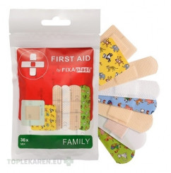 FIXAplast FIRST AID FAMILY náplasť MIX