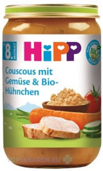 HiPP BIO Kuskus so zeleninou a kuracie mäso