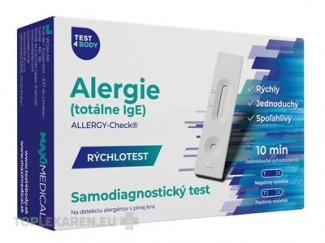 MAXIMEDICAL Rýchlotest Alergie-totálne IgE