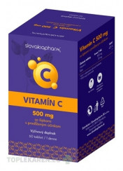 Slovakiapharm Vitamín C 500 mg so šípkami