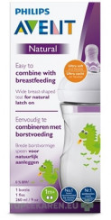 AVENT FĽAŠA Natural PP 260 ml