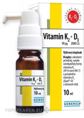 GENERICA Vitamin K2 90 µg + D3 2000 I.U.