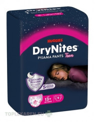 HUGGIES DryNites XL pre dievčatá (13+ rokov)