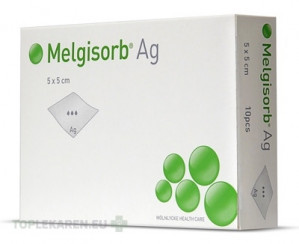 Melgisorb Ag 5x5 cm