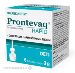 PRONTEVAQ RAPID mikroklystíry DETI