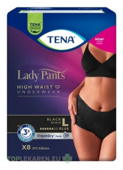 TENA Lady Pants Plus Black L