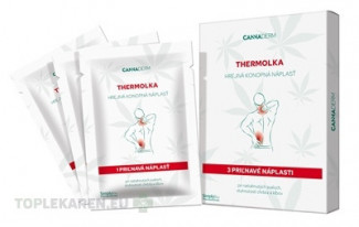 Cannaderm THERMOLKA hrejivá konopná náplasť