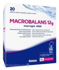 Vitabalans MACROBALANS 12 g macrogol. 4000