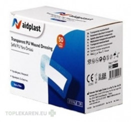 Aidplast Priehľadná sterilná náplasť na rany