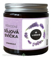 LEROS PRÍRODNÁ SÓJOVA SVIEČKA LEVANDUĽA