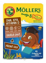 MOLLER´S Omega 3 Želé rybičky