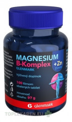 GLENMARK Magnesium B-Komplex + Zinok