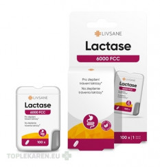 LIVSANE Laktázové tablety 6000 FCC