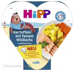 HiPP BIO Zemiaky so zeleninou a jemným lososom Neu