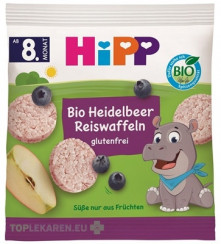 HiPP BIO OBLÁTKY Čučoriedkové ryžové