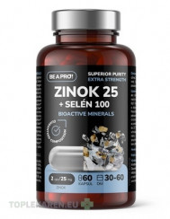 BE A PRO! ZINOK 25 + SELÉN 100 BIOACTIVE MINERALS