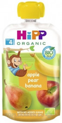 HiPP BIO 100% Ovocie Jablko Hruška Banán