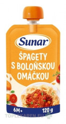 Sunar príkrm ŠPAGETY S BOLONSKOU OMÁČKOU