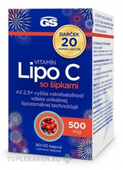 GS Vitamín Lipo C 500 mg so šípkami Darček