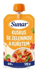 Sunar príkrm KUSKUS SO ZELENINOU A KURACÍM MÄSOM