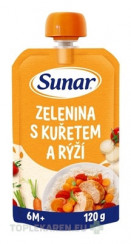 Sunar príkrm ZELENINA S KURACÍM MÄSOM A RYŽOU