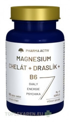 Pharma Activ MAGNESIUM CHELÁT + DRASLÍK + B6