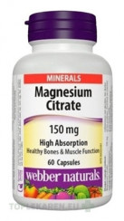 Webber Naturals Magnézium citrát 150 mg