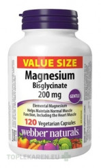 Webber Naturals Magnézium bisglycinát 200 mg