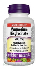 Webber Naturals Magnézium bisglycinát 200 mg