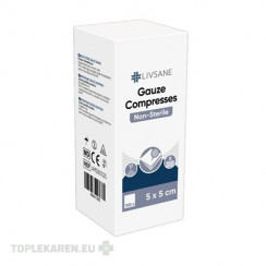 LIVSANE GÁZOVÉ KOMPRESY Nesterilné