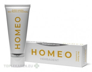 HERBADENT HOMEO Prírodná bylinná zubná pasta