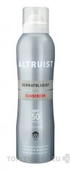 ALTRUIST Neviditeľný opaľovací sprej SPF 50