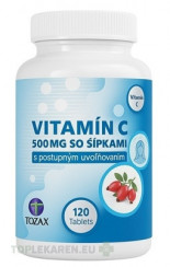 TOZAX Vitamín C 500 mg so šípkami