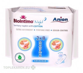 Biointimo Anion nočné s krídielkami DUOPACK