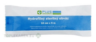 PLUS LEKÁREŇ Hydrofilný sterilný obväz