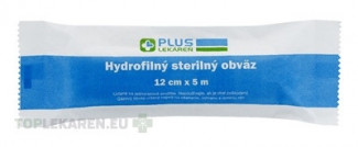 PLUS LEKÁREŇ Hydrofilný sterilný obväz