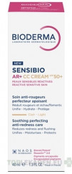 BIODERMA Sensibio AR+ CC krém SPF 50