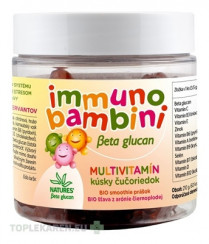 NATURES immuno bambini Beta glucan MULTIVITAMÍN