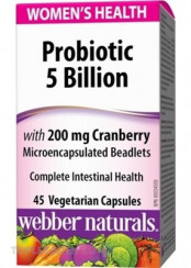 Webber Naturals Probiotic 5 miliárd pre ženy