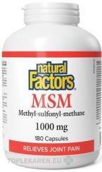 Natural Factors MSM 1000 mg