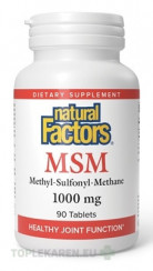 Natural Factors MSM 1000 mg