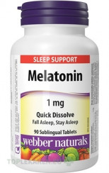 Webber Naturals Melatonin 1 mg