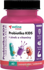 Astina Pharm Probiotika KIDS + zinok a vitamíny