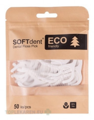 SOFTdent ECO Dentálne špáradlá s niťou