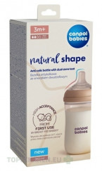 Canpol babies Fľaša Natural Shape 260 ml